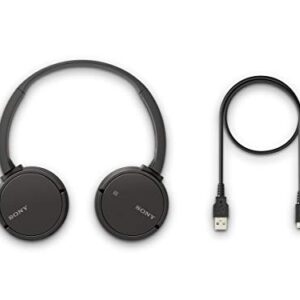 Sony WH-CH500 Wireless On-Ear Headphones, Black (Renewed)