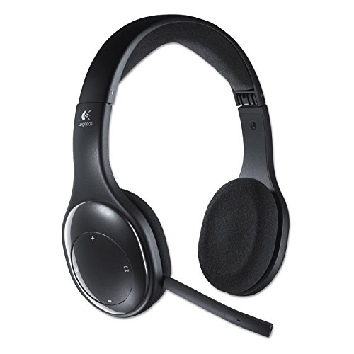 Logitech 981000337 H800 Binaural Over-The-Head Wireless Bluetooth Headset, 4 ft Range, Black