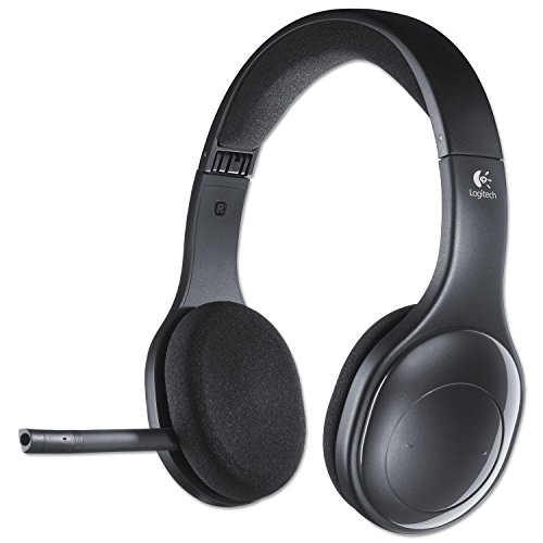 Logitech 981000337 H800 Binaural Over-The-Head Wireless Bluetooth Headset, 4 ft Range, Black