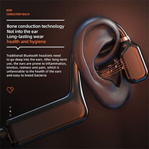 2022 G1 Wireless Bluetooth 5.1 Headset Concept Bone- Conduction Surround Sound Waterproof Headset (Black)