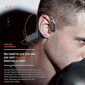 2022 G1 Wireless Bluetooth 5.1 Headset Concept Bone- Conduction Surround Sound Waterproof Headset (Black)