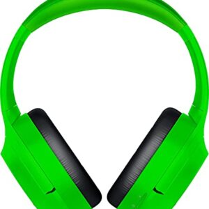 Razer Opus X Wireless Low Latency Headset: Active Noise Cancellation (ANC) - Bluetooth 5.0-60ms Low Latency - Customed-Tuned 40mm Drivers - Built-in Microphones - Green (Renewed)