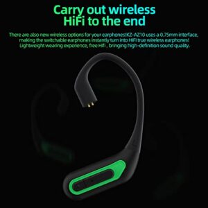 KZ AZ10 Bluetooth 5.2 earhooks Earbuds Earphones aptX with Mic 0.75/0.78mm 2PIN Connector (C PIN)