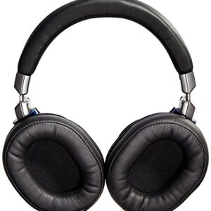 Audio-Technica ATH-MSR7BK SonicPro Over-Ear High-Resolution Audio Headphones, Black (Renewed)