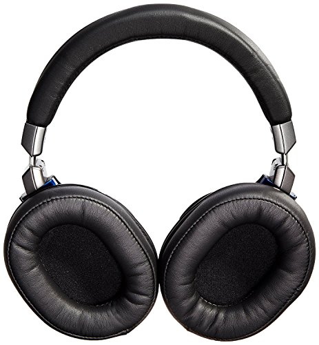 Audio-Technica ATH-MSR7BK SonicPro Over-Ear High-Resolution Audio Headphones, Black (Renewed)