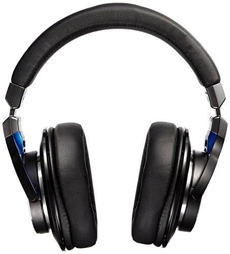 Audio-Technica ATH-MSR7BK SonicPro Over-Ear High-Resolution Audio Headphones, Black (Renewed)