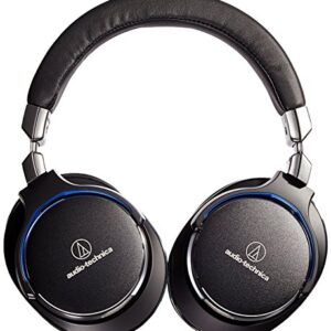 Audio-Technica ATH-MSR7BK SonicPro Over-Ear High-Resolution Audio Headphones, Black (Renewed)