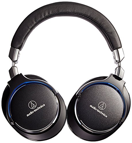 Audio-Technica ATH-MSR7BK SonicPro Over-Ear High-Resolution Audio Headphones, Black (Renewed)