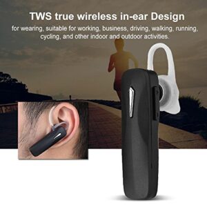 Yoidesu TWS Wireless Bluetooth Ear-Hook Earbuds Portable True Wireless Earbuds Noise-Canceling Hands-Free Sports & Exercise in Ear Business Headphones (Black)