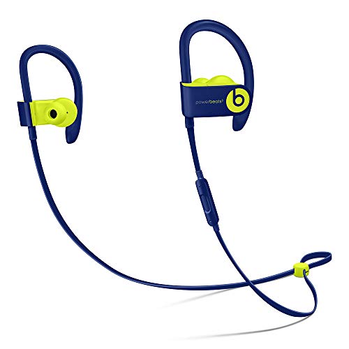 Beats by Dr Dre Powerbeats3 Wireless in-Ear Bluetooth Headphone with Mic - Beats Pop Collection- Pop Indigo(Renewed)