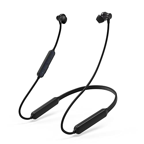 SUNITEC Bluetooth Headphones,Bluetooth 5.0 aptX Wireless Earbuds Stereo Bass Magnetic Waterproof Bluetooth Earbuds Bulit-in Mic with 20H Playtime,Lightweight Neckband Earphones for Sport Gym Running