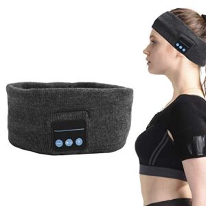 eboxer-1 Sleep Headphones Bluetooth5.0 Sports Headband, Wireless Music Sports Soft Sleeping Music Headbands Built in Thin Speakers, Gifts for Men Women