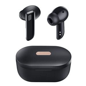 phonicstudio apex pro active noise cancelling earbuds bluetooth headphones true wireless earbuds with mic bluetooth earbuds 5.0 immersive sound clear call ipx5 25h for sports/work/travel – black