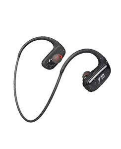 sports wireless headphones, ipx7 waterproof 16gb mp3 player with bluetooth, running earphone 10hrs playtime, wireless bluetooth 5.0 headset with noise cancelling mic(black)