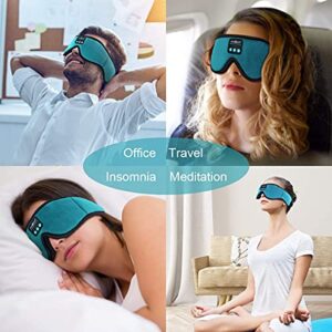 MUSICOZY Sleep Headphones Bluetooth 5.2 Headband Wireless Sleeping Eye Mask Sleep Earbuds Office Travel Gifts for Men Women Cool Tech Gadgets Unique Boys Girls, Pack of 2