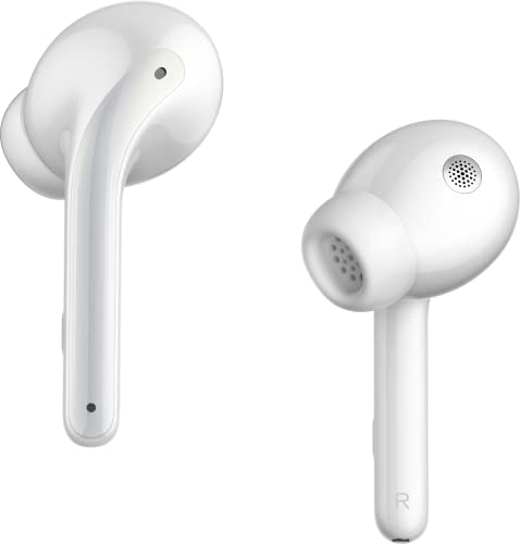 Xiaomi Buds 3, Up to 40dB ANC, 3 ANC Modes, Dual Transparency Modes, Dual-Magnetic Dynamic Driver, Hi-Fi Sound Quality, 32 Hours Battery Life, IP55 Dust and Water Resistance, Wireless Charging, White