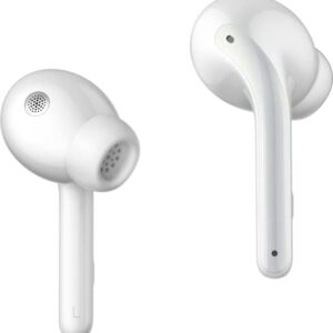 Xiaomi Buds 3, Up to 40dB ANC, 3 ANC Modes, Dual Transparency Modes, Dual-Magnetic Dynamic Driver, Hi-Fi Sound Quality, 32 Hours Battery Life, IP55 Dust and Water Resistance, Wireless Charging, White