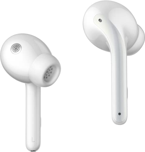 Xiaomi Buds 3, Up to 40dB ANC, 3 ANC Modes, Dual Transparency Modes, Dual-Magnetic Dynamic Driver, Hi-Fi Sound Quality, 32 Hours Battery Life, IP55 Dust and Water Resistance, Wireless Charging, White