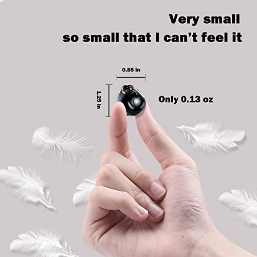 Invisible Smallest Mini Wireless Earbuds Mono Single Earphone Car Discreet Hidden Tiny Sleep Bluetooth Earpiece for Small Ears Work Cell Phones with Microphone in Ear Waterproof Sport Headphones