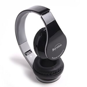 Best Audio Performance-Over-Ear- HiFi Bluetooth 4.0 Headphones Headset for Apple iPhone 5s/5c/5/4s/4/3; iPAD Series/iPod/iTouch/Apple MAC and All Tablet-Beyution@ Black Color