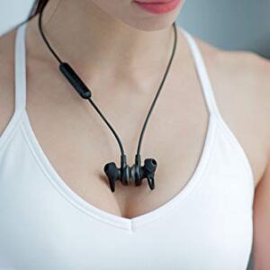 Edifier W285BT Wireless Sports Headphones - Bluetooth 4.2 IPX4 Sweat Splash Proof in-Ear Earphones with AAC Support - Black