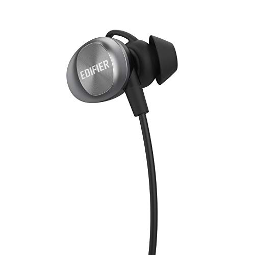 Edifier W285BT Wireless Sports Headphones - Bluetooth 4.2 IPX4 Sweat Splash Proof in-Ear Earphones with AAC Support - Black