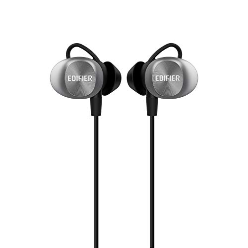 Edifier W285BT Wireless Sports Headphones - Bluetooth 4.2 IPX4 Sweat Splash Proof in-Ear Earphones with AAC Support - Black