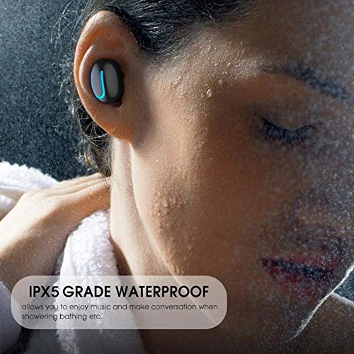TWS Headphones Wireless Compatible with iPhone 12, Mini, Pro, Pro Max - Earbuds Earphones True Wireless Stereo Headset Hands-Free Mic Charging Case