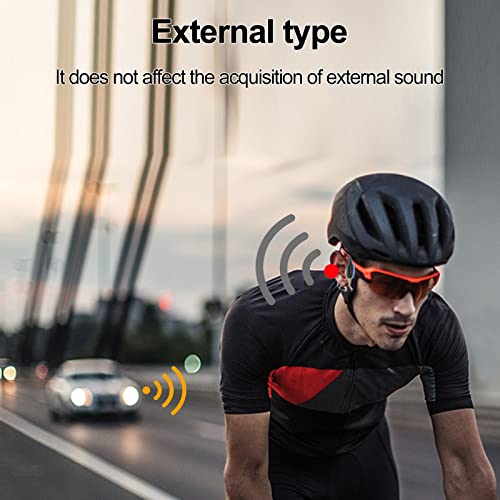 CatXQ Air Conduction Headphones with Microphones | Open Ear Sports Headset | Touch & Voice Assistant | Wireless Bluetooth Sweatproof Earphones for Running, Workout, Gym, Hiking, Safe Driving/Cycling