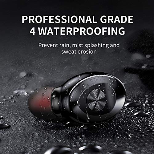 Bluetooth 5.0 Wireless Earbuds,Deep Bass Sound 15H Playtime IPX5 Waterproof Earphones Call Clear with Microphone in-Ear Stereo Headphones Comfortable for iPhone, Android