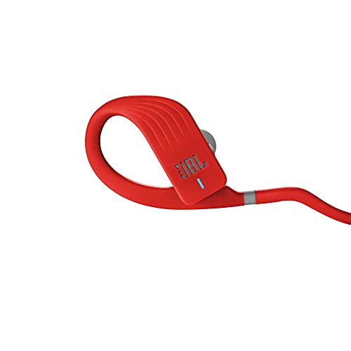 JBL ENDURANCE JUMP- Wireless heaphones, bluetooth sport earphones with microphone, Waterproof, up to 8 hours battery, charging case and quick charge (Red)