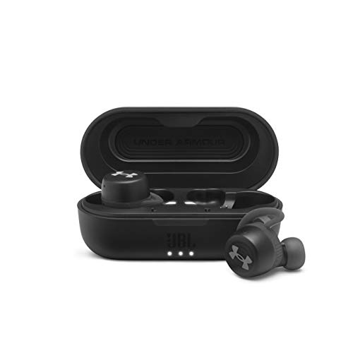 JBL Under Armour True Wireless Streak: Ultra-Compact in-Ear Sport Headphones - Black (UAJBLSTREAKBLKAM)