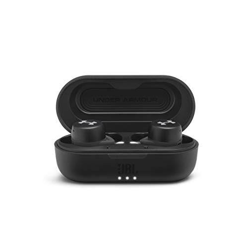 JBL Under Armour True Wireless Streak: Ultra-Compact in-Ear Sport Headphones - Black (UAJBLSTREAKBLKAM)