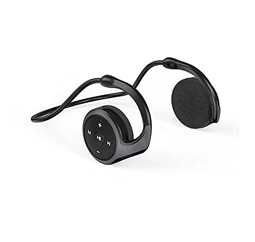 Small Bluetooth Headphones Behind The Head, Sports Wireless Headset with Built in Microphone and Crystal-Clear Sound, Fold-able and Carried in The Purse, 12-Hour Battery Life, Red