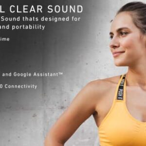 Coby True Wireless Earbuds |Bluetooth Ear Buds with Auto-Pairing | 22 Hours Play Time with Rechargeable Carry Case | Built-in Microphone | Touch Controls | Siri & Google Assistant Compatible