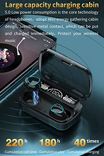 Wireless Earbuds Bluetooth 5.1 Earphones for AT&T Radiant Max 5G in Ear Headphones True Stereo Sports Waterproof/Sweatproof Headsets with Microphone