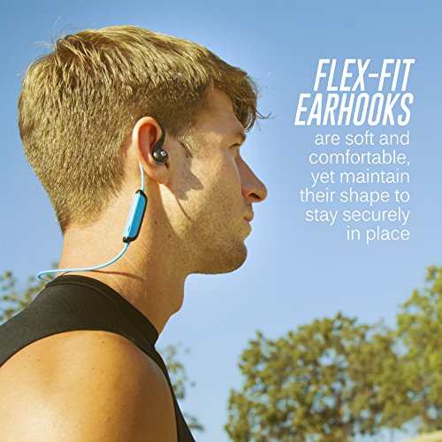 MEE audio X8 Secure-Fit Stereo Bluetooth Wireless Sports In-Ear Headphones (Blue)