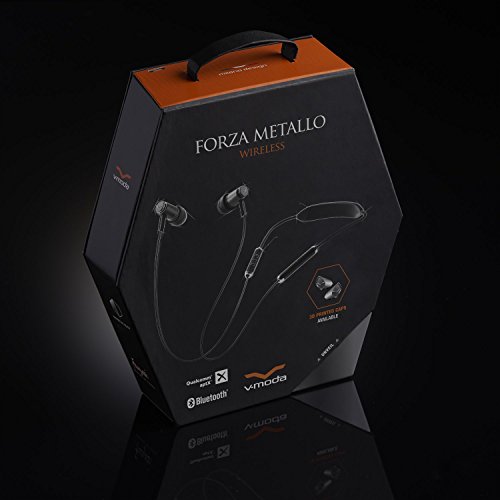 V-MODA Forza Metallo Wireless in-Ear Headphones - Gunmetal Black