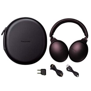 Panasonic Noise Cancelling Headphones with Wireless Bluetooth, Alexa Voice Control & Other Assistants - RP-HD605N-T - Over The Ear Headphone (Brown)