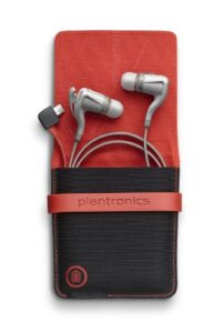 plantronics backbeat go 2 wireless hi-fi earbud headphones with charging case – compatible with iphone and other smart devices – white