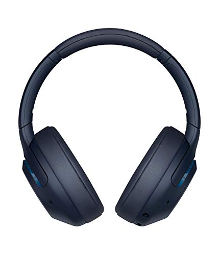 Sony Wireless Noise Canceling Extra Bass Headphones - Blue - WHXB900N/LC