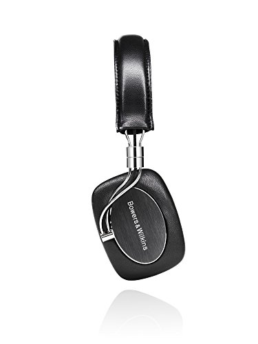Bowers & Wilkins P5 Series 2 On Ear Headphones with HiFi Drivers, Wired, Black