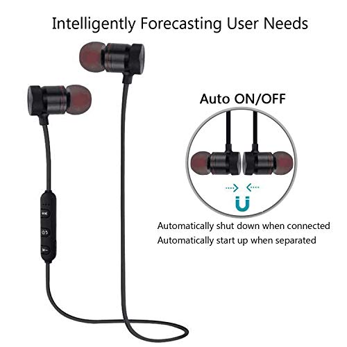 Kingup Bluetooth Wireless Earphone with Magnetic Connection, corresponds to Various Models