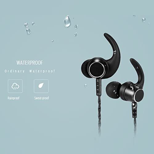 VIGROS ENC Noise Canceling Neckband Wireless Bluetooth 2 EQ Earbuds in-Ear Gaming Earphones, LED Light Fast Charge 70 Hours Play Headsets, Sweat Proof Ear-Hook Headphones Outdoor/Sports/Workout