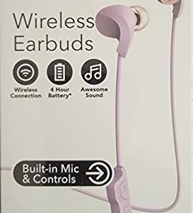 Pink Bluetooth Wireless Earbuds