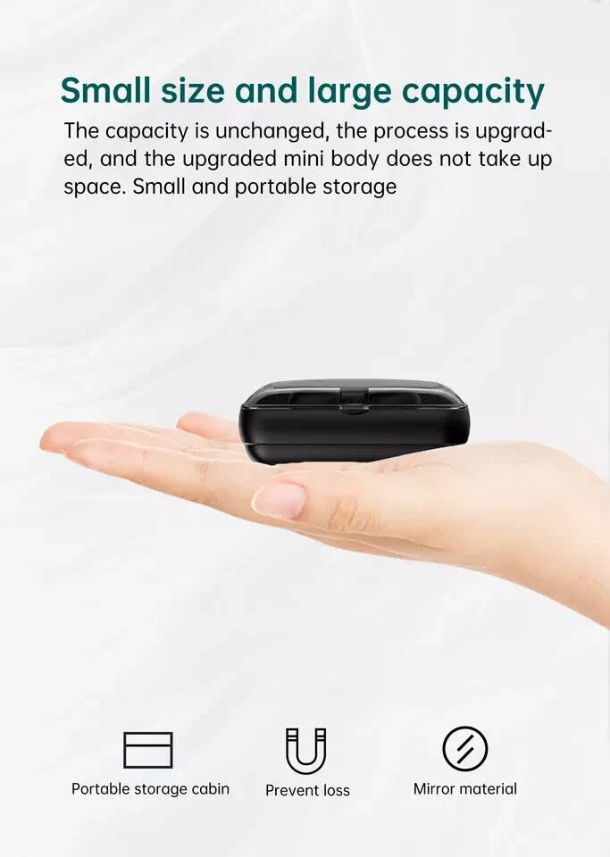 for TCL 10L True Wireless Earbuds Bluetooth 5.1 Headset Touch Control with LED Digital Display Charging Case, Noise Cancelling Earbuds with Mic