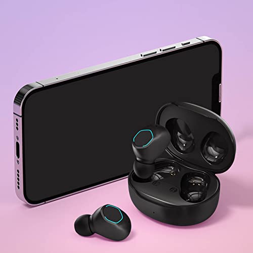 XZING Macaron in-Ear Headphones, Wireless Earbuds with Charg Case, Deep Bass Noise Cancelling Bluetooth Built in Microphone, Fashion Sports Earphones