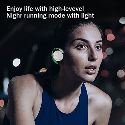 ESSONIO Bluetooth Headset Open Ear Headphones ENC Noise Reduction Headset Headset for Running Exercise Headset earplugs for Mobile Phones IPX5 Waterproof Band Microphone for Sports