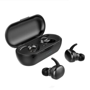 y30 wireless bluetooth headset 5.0 in-ear mini earphone,color black