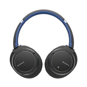sony mdr-zx770bn bluetooth noise canceling headphones (blue)-new